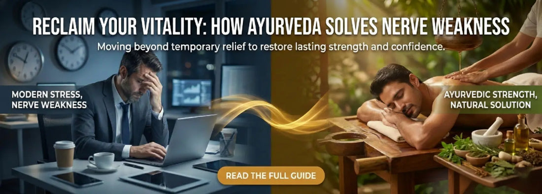 Why Modern Men Are Facing Nerve Weakness & How Ayurveda Solves It Ayurvedicupchar