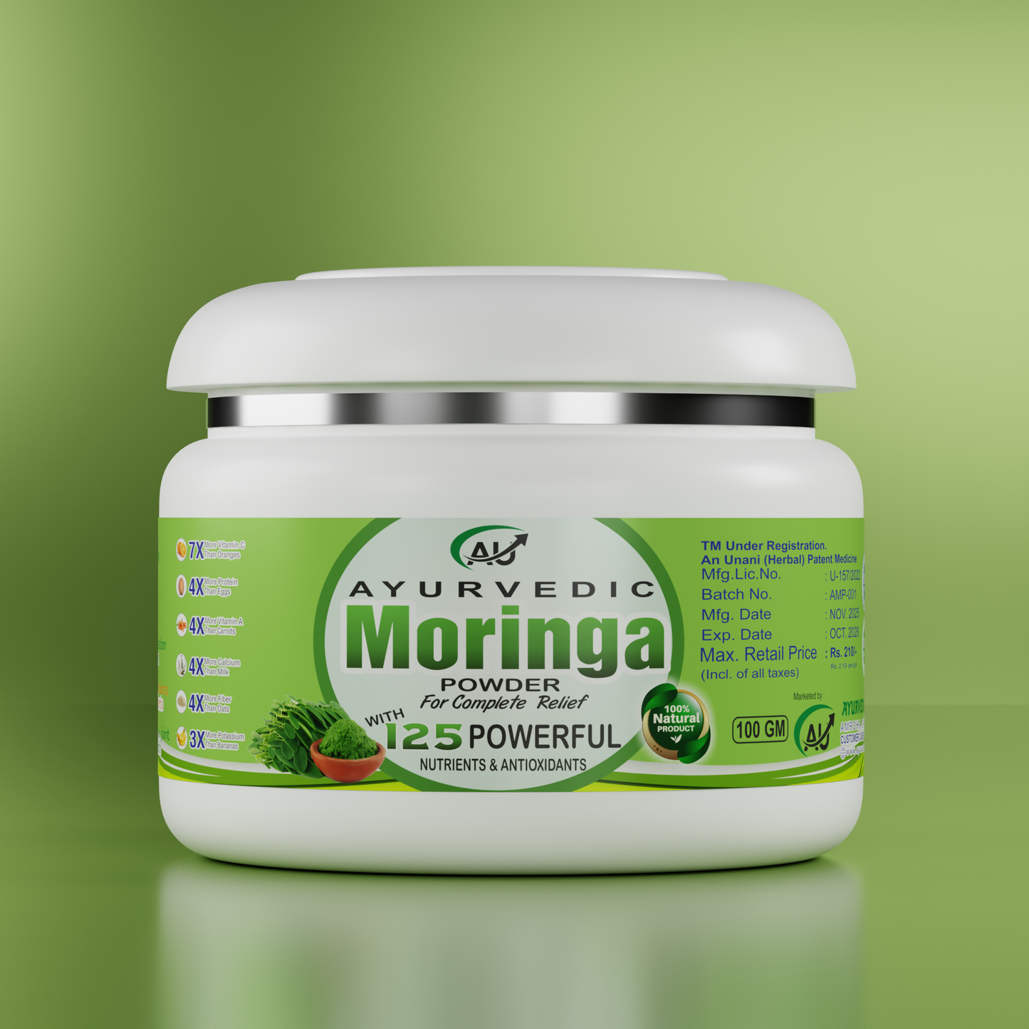 AYURVEDIC MORINGA POWDER
